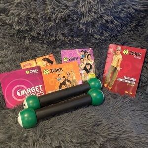 Zumba DVD set with shakers